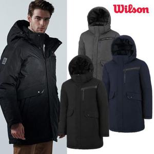 [윌슨]윌슨 남성 웜볼 하프패딩 3컬러 택1 차콜 네이비 블랙