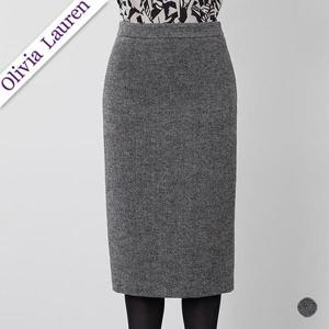 [올리비아로렌][올리비아로렌] 홈스판 H라인 스커트 VOCDK3W9131