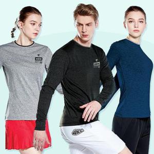 비트로 남성 여성 긴팔 티셔츠 배드민턴복 탁구복 RT-21932W