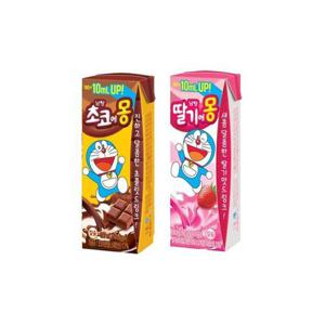 초코에몽 190ml x 12개+딸기에몽 190ml x 12개