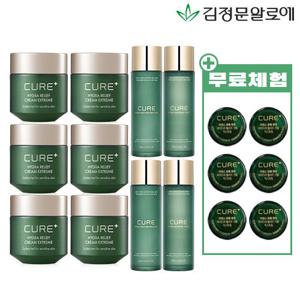 [무료체험 최다] 김정문알로에 큐어크림4X 익스트림 풀기초 매니아구성(6종+기초2세트+미니6종)