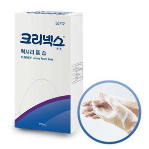[에이치플러스몰]크리넥스 럭셔리 1000ml 폼솝 1p 비누 거품 핸드워시