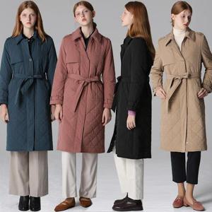 [홈쇼핑방송/르오트(LeOT)] 캐시미어 블렌디드 클래식 퀼팅패딩코트-사이즈 55~88까지