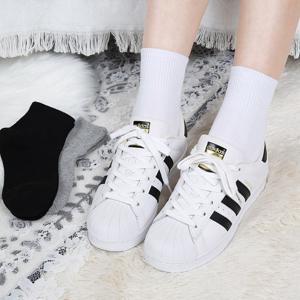 [발장난양말] 여성 학생무지 카바양말 10켤레