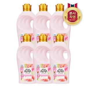 샤프란 아우라 섬유유연제 1L 윌유메리미 x 6개