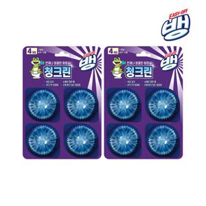 [이지오프뱅] 청크린 드롭 변기 세정제 40g 4P x2개
