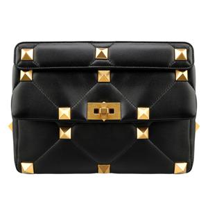 [발렌티노]22FW 1W2B0I60 BSF 0NO 로만 스터드 라지 숄더백 블랙