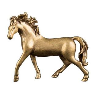 황동말 길운 발전 복 장식 인테리어 미니어처 (WA58FE1)