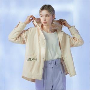 3포인트 자수 후드 점퍼 (Q3A-1)