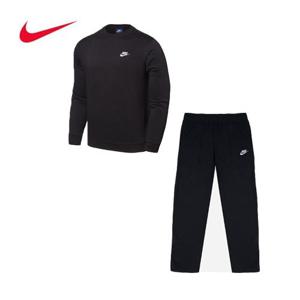 나이키 츄리닝 세트 BV2714-010 맨투맨일자세트 블랙 국내AS