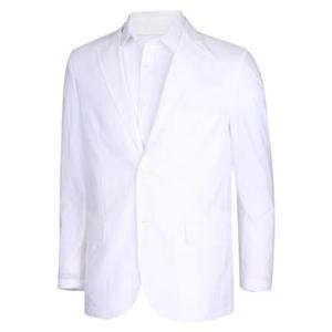 [파파브로]남자 가벼운 클래식 여름 콤비 자켓 NE-COS-3013-흰색