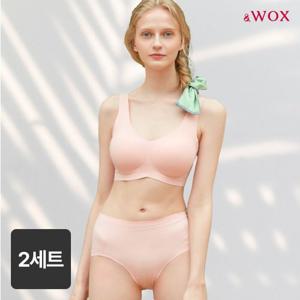 [총4종] 앤왁스 꿈의브라+팬티 시그니처 런닝형 2세트