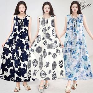 ★3종세트★[헬리꽁땡]썸머패턴민소매원피스3종