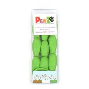 포우즈 천연 라텍스 강아지 신발 (라임그린) (Tiny)