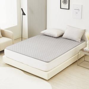 더안 시어서커 EMF 사계절용 카본 탄소매트 전기장판 그레이 퀸 분리난방(150x200cm)