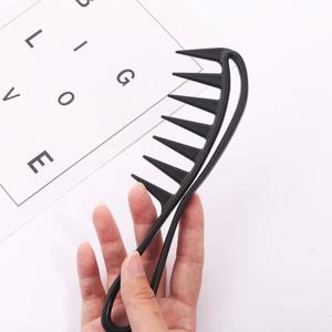 3개 간격 넓은 남자 머리빗 헤어 스타일링 도끼 빗 WFL6GR9