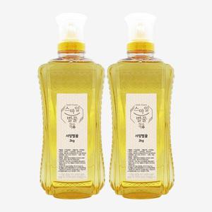 [스마일벌꿀] 국내산 사양벌꿀 2kg(튜브형) x 2개