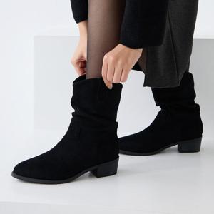 제이슈 / 제이슈 스웨이드 기모안감 에비아 웨스턴 부츠 4cm