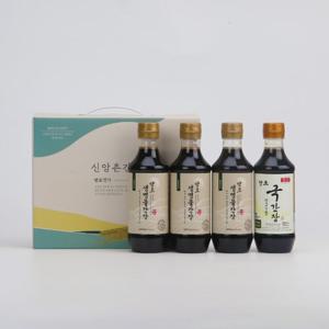 [신앙촌] 양조간장 선물세트 K 4-1호 (생명물간장 500mL×3 국간장500mLx1 )