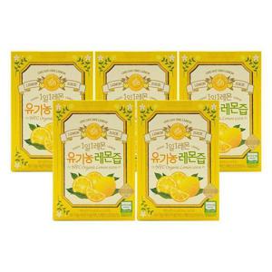 홀베리 1일1레몬 유기농 레몬즙 20g x 14포 x 5박스