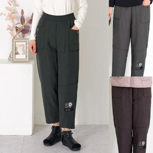 [엄마옷 로즈맘] 세종꽃자수털안감패딩바지