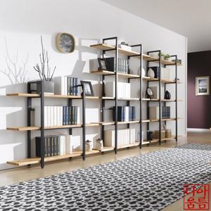 다존시리즈 삼나무원목 3단책장/장식장