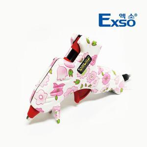 Exso/엑소/꽃무늬 글루건 (小)/GR-20P/글루건/글루스틱/공구/핫멜트/실리콘/정품글루건/강력접착/빠른건조