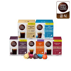 [5BOX+랜덤굿즈] 네스카페 돌체구스토 커피캡슐 16캡슐 모음전