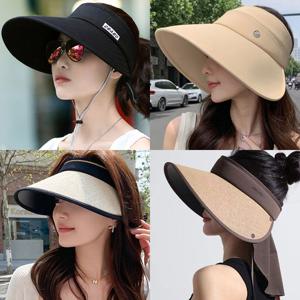 [HOLYG] 자외선 햇빛 차단 봄 여름 썬캡/비치모자/여름모자/농부모자/밭일모자/플랩캡/라피아햇/라탄모자