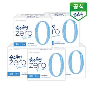 순수한면 생리대 제로 중형 16P x 5팩