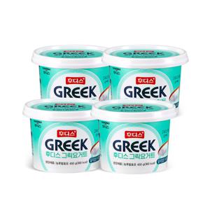 [일동후디스] 그릭요거트 달지않은 저지방 450g 4개