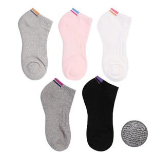 [피에르가르뎅]여성 제인스니커즈5족 이중파일쿠션 스포츠양말