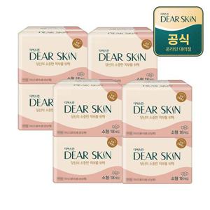 디어스킨 생리대 소형 18p x 8팩 [홈]