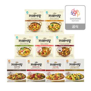 청정원 카레여왕 분말108g 6개 / 즉석카레160g 9개