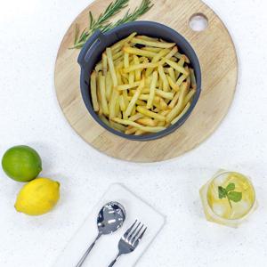 실리콘 에어프라이어 원형 용기 그릇 소 15cm 1개