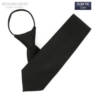 [자동/7cm] 조문용,상타이 블랙 자동넥타이 - SMot40