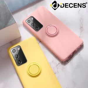 갤럭시 S24 케이스 파스텔 핑거링 심플 소프트 차량거치 링고리 젤리 심플 실리콘 케이스 M795