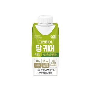 갤러리아_[정식품]그린비아 당케어 곡물맛 균형영양식 200mlx18팩