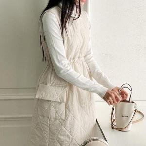 [에피소드블랑]겨울 패딩 퀼팅원피스 D-NB