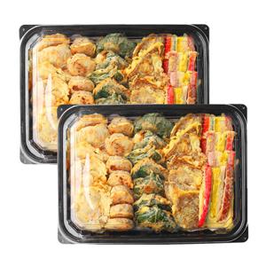 [모듬전2kg] 수제전 5종 2kg (육전/꼬지/동태/깻잎/동그랑땡)