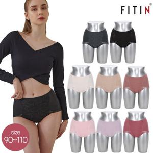 [방송히트]피트인535 빅사이즈 하이웨스트 노라인 레이스 보정팬티 8종 (90~110)