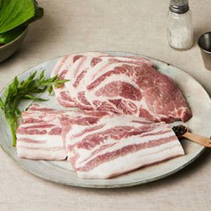 문경 약돌돼지 삼겹살&목살 세트 1kg내외