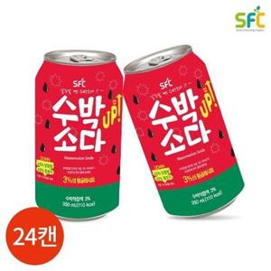 [샵앤][리미드] 상일 수박 소다 시원한 주스 음료 350ml X 24캔_21233583_643514