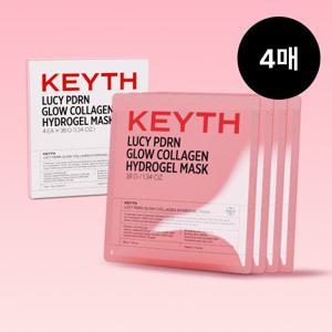 [입문자용][키스] 루시 하이드로겔 콜라겐 마스크팩 1박스(4매)