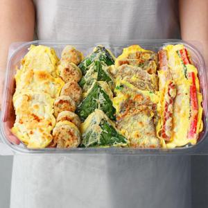 [모듬전700g] 수제전 5종 700g (육전/꼬지/동태/깻잎/동그랑땡)