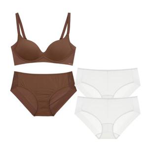 [Wonderbra] 일체형 볼륨 몰드 노와이어 브라팬티 2종세트+팬티2종 택 1