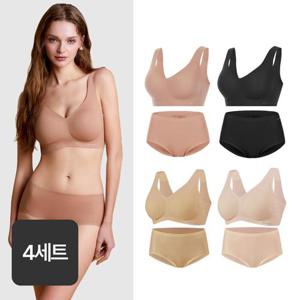 앤왁스 꿈의브라 어텀 패키지 8종(브라4종+팬티4종)