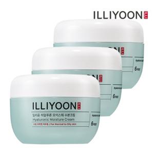 일리윤 히알루론모이스춰 수분크림 100ML 3입