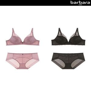 [바바라 언더웨어]바바라 컴포트레이스 노와이어 여성속옷세트 4종