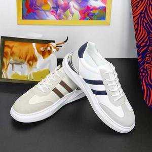 사이드 배색 라인 포인트 남성용 캐주얼 스니커즈 WE6CDBA